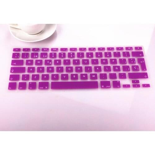 For Macbook Air Pro Retina 13 15 Laptop Protective Film Alphabet Stickers UK Spanish Letters Keyboard Cover (3pcs) For Mac book