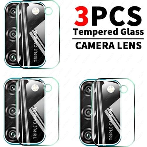 3PCS 9H Protective Glass For Huawei Honor 9a 9c 9s 9x Pro 10x 9x lite 10xlite 9xlite Tempered camera lens Screen Protector Glass