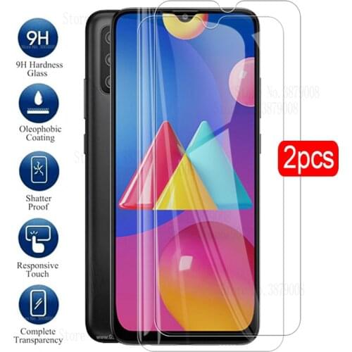 Protective glass for samsung m02s screen protector tempered glas on galaxy m 02 s 02s 02m m02 s safety sansung phone cover film