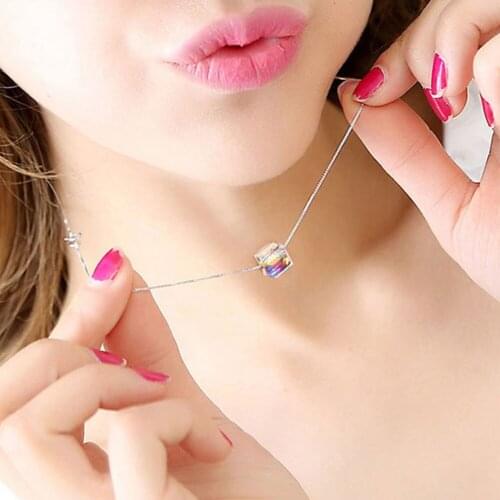 Women Elegant Stylish Holiday Crystal Summer Gift Fashion Colorful Charming Jewelry Necklace