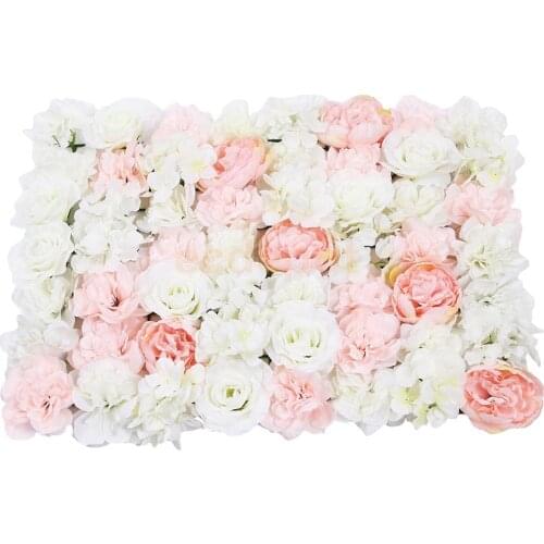 10pcs Wedding Party Artificial Silk Flower Wall Panel Flower Arrangements 60 x 40cm