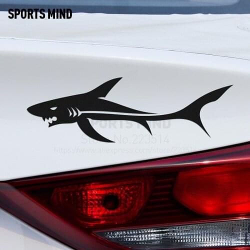 10 Pieces SPORTS MIND SHARK Automobiles Waterproof Car-Styling Reflective vinyl Car Body Sticker Decal For All Car accessories