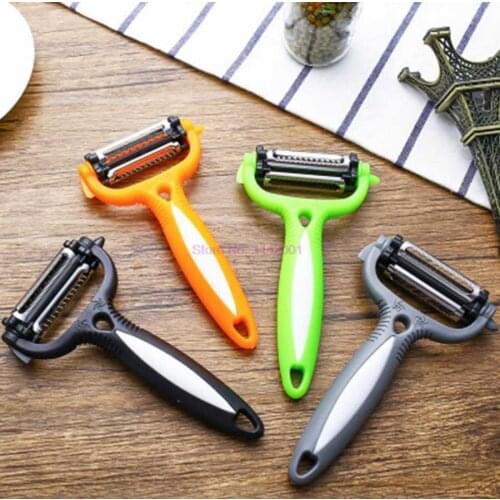 200pcs Multifunctional 360 Degree Rotary Vegetable Peeler Cabbage Grater Potato Slicer Cutter Fruit Knife Kitchen Gadget