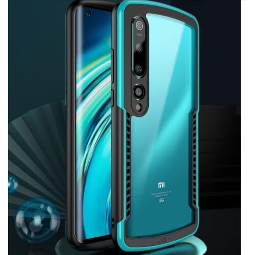 Xiaomi mi 10 Pro Case TPU+PC Hard Strong Protective Cases For Xiaomi mi 10 Matte Clossy Clear Case