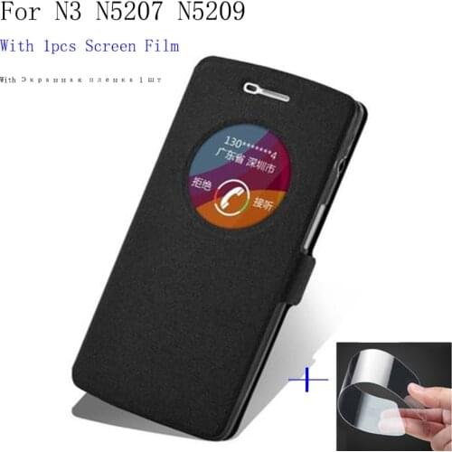 Smart view window case For OPPO N3 N5207 N5209 Phone case Back Cover flip PU leather Case For OPPO N 3 shell cover cases