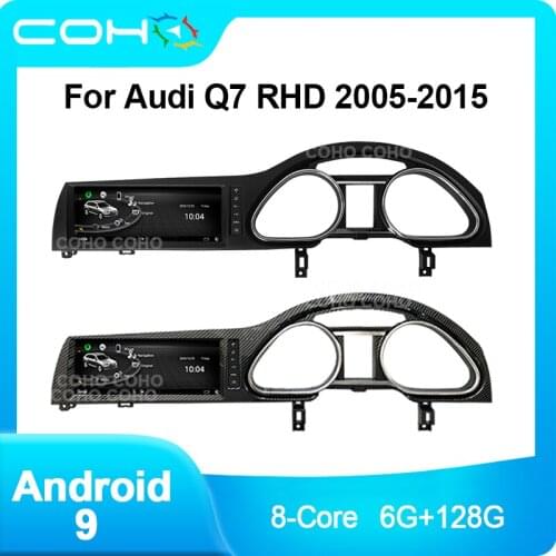 For Audi Q7 Rhd Android 9.0 Octa Core 6+128G Gps Navigation car Dvd Player Multimidia radio For Audi Q7 Rhd
