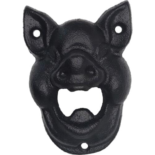 Home Bar Kitchen Vintage Style Animal Pig Wall Beer Soda Bottles Opener