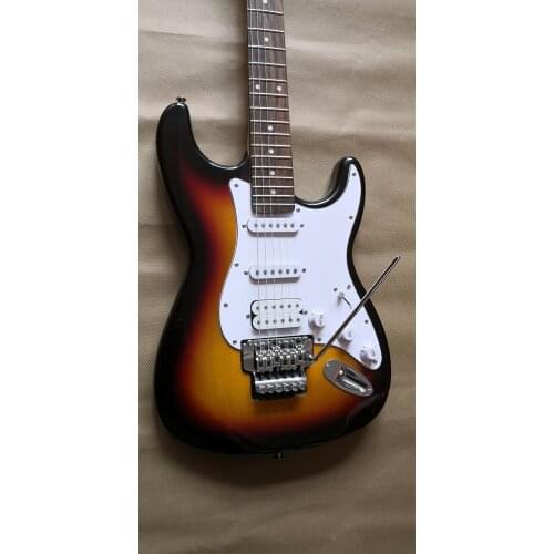 Double rock tremolo bridge electric super hot guitar