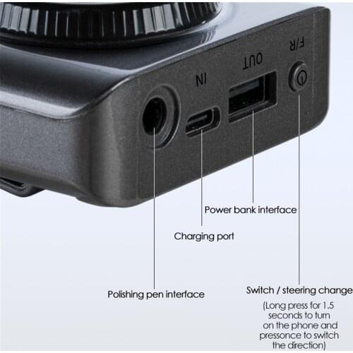 35000RPM Electric Nail Drill Portable Rechargeable Manicure Set with LED Display 6 Nail Drill Bits and 6 Sanding Bands