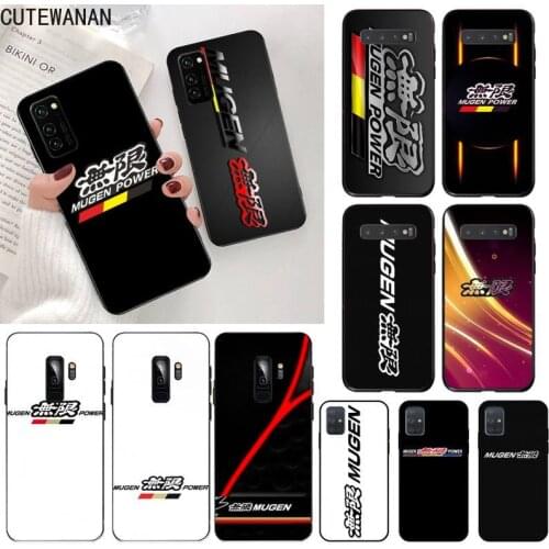JDM Mugen Power Phone Case for Samsung S20 plus Ultra S6 S7 edge S8 S9 plus S10 5G lite 2020