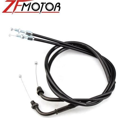 For Honda Shadow 400/750 Magna 250/750 Steed 400/600 1 Pair Motorcycle Oil Throttle Cable Motorbike Extended Throttle Line Wires