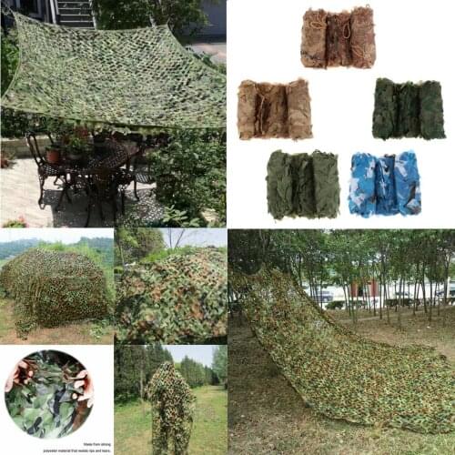 Woodland Camouflage Netting Military Camo Hunting Cover Net Backing Camping