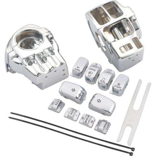 Motorcycle Handlebar Control Switch Housings Switch Caps For Harley Touring Electra Glide Road King Tri FLHTCU FLHTK FLTR 96- 13