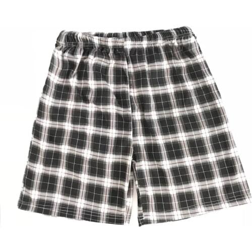 Fashion Mens Sleepwear Lounge Shorts Cotton Printed Breathable Homewear Sleeping Shorts Loose Men Pajamas Pants Sleep Bottoms