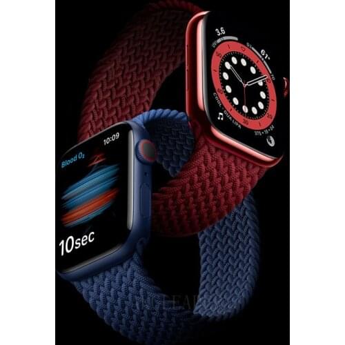 Newest Charcoal Braided Solo Loop watch band For Apple Watch 1 2 34 5 6 iwatch 38mm 42mm 40mm 44mm nylon watchbands strap