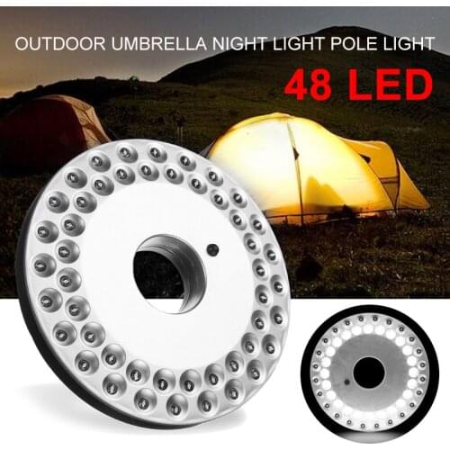 Pole Light White Yard Durable Lawn Light Garden Led Patio Lamp Umbrella Portable Lantern Lights Camping Tent Outdoor Lighting