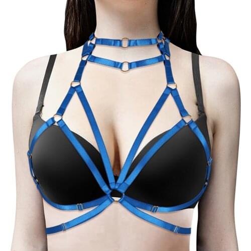 Leg Harness Body Belts Sexy Lingerie Womens Underwear Goth Harness Fashion Bdsm Gothic Clothes Bra Suspenders Stockings Garter