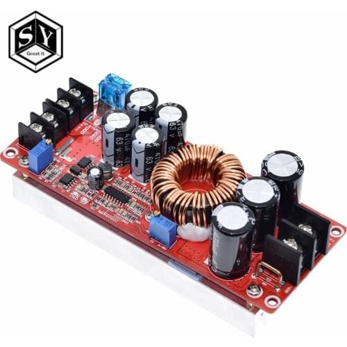 1PCS Great IT 1200W 20A DC Converter VBoost Step-up Power Supply Module IN 8-60V OUT 12-83V