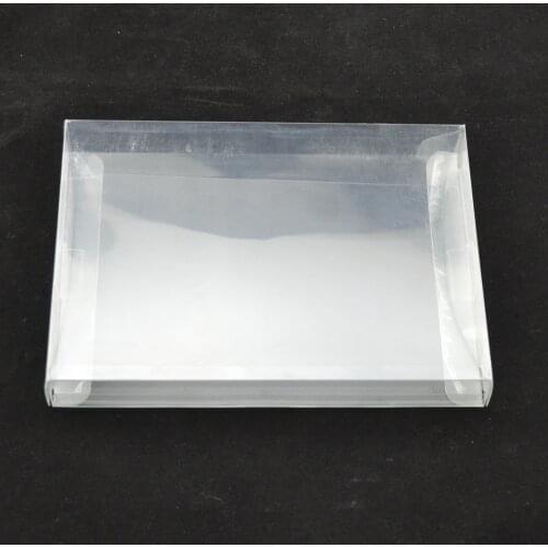 High Quality Transparent Plastic PET Protector Case Box for NES Game Cartridge fit Color Box Packaging