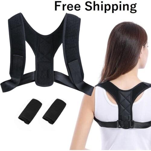 Adjustable Shoulder Brace Support Belt Back Posture Corrector Shoulder Straight Support Brace Belt Lumbar Posture Correction