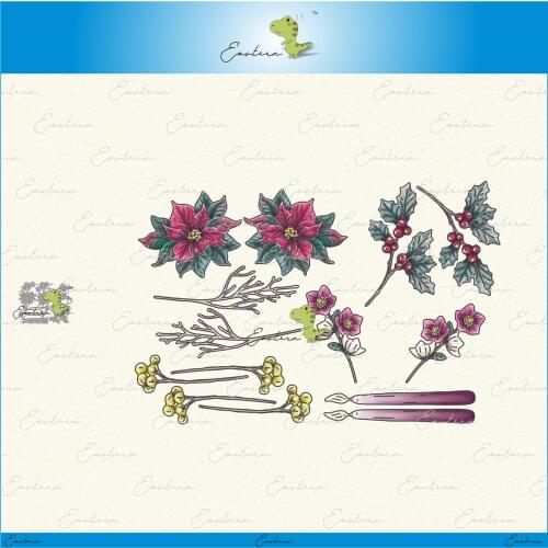 Christmas flower making3 metal cutting dies 2021 new diy molds Scrapbooking Paper Making die cuts crafts