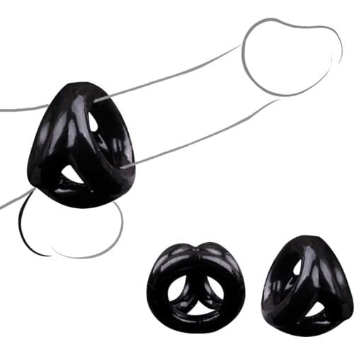 Sex Erection Time Lasting Penis Ring Scrotum Bondage Lock Semen Sex Toys for Men Male Cock Ring Delay Ejaculation Penis Extender