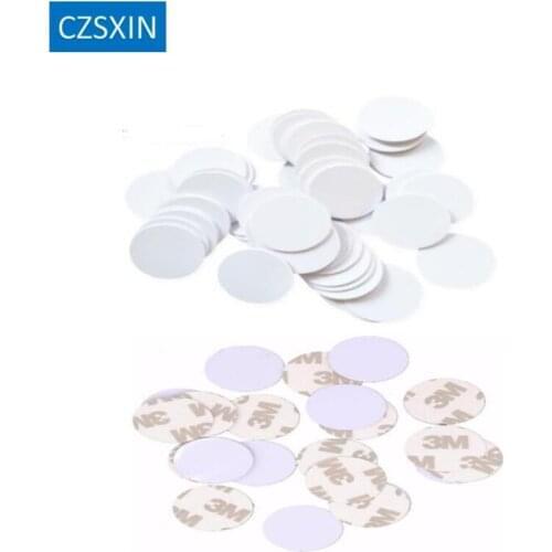 125khz token smart coin tag RFID Coin Tag EM4305 T5577 Duplicate Clone Rewritable Writable Disc Round Token adhesive sticker