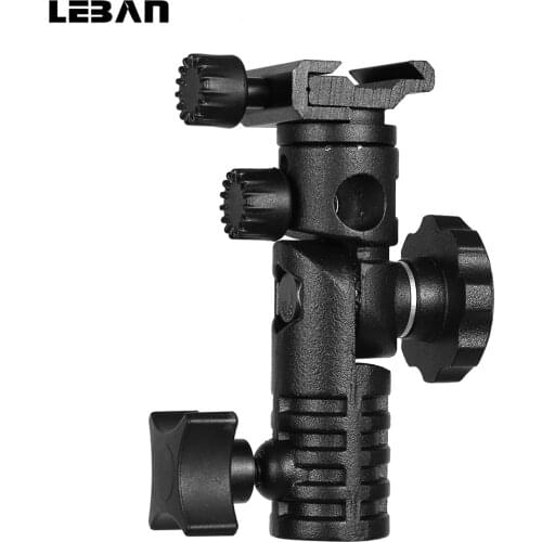 Universal Metal Mount Flash Hot Shoe Umbrella Holder Mount Bracket for Soft Umbrella Reflective umbrella