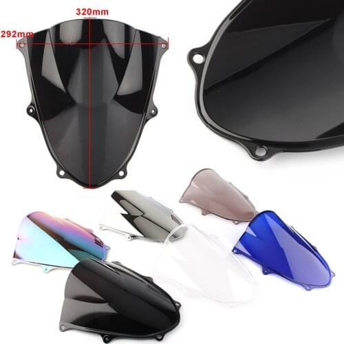 GSXR1000 2017 2018 Motorcycle Windscreen Front Windshield Wind Screen For Suzuki GSXR 1000 K17 17 18 ABS Plastic
