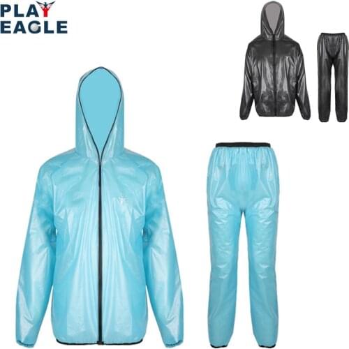 Upgraded Waterproof Raincoat Suit Outdoor Fishing Sports Golf Raincoat Unisex Riding Motorcycle Rainwear Suit Adult Rain Jacket