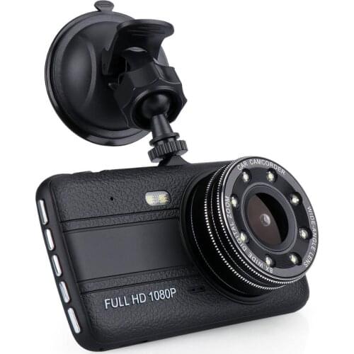 Security 4 Inch Rear View Backup Car Camera Motorcycle Dash Cam Driving DVR View Black Box Camcorder