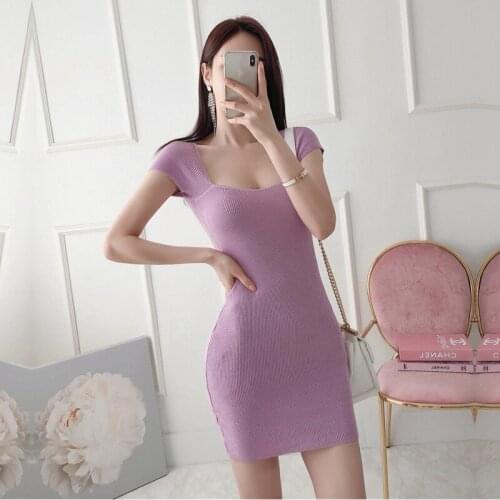 XQing TY Summer Knitted Dresses