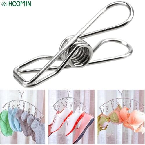 20 Pcs Multipurpose Sealing Clip Photo Hanging Clips Clothing Clamps Household Clothespin Stainless Steel Fixed Clip