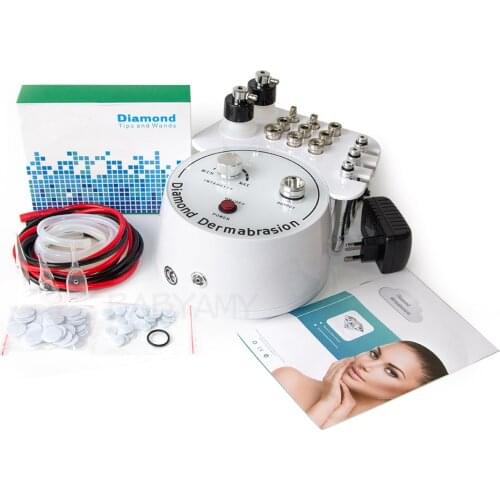 3 in 1 Diamond Microdermabrasion Dermabrasion Device Water Spray Exfoliation Beauty Machine Removal Wrinkle Remove Scars Marks