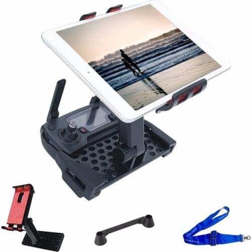 3 in 1 Tablet Bracket Phone Holder for DJI Mavic Pro Air Spark Mavic 2 Zoom Drone Controller Joystick Guard Lanyard Strap Parts