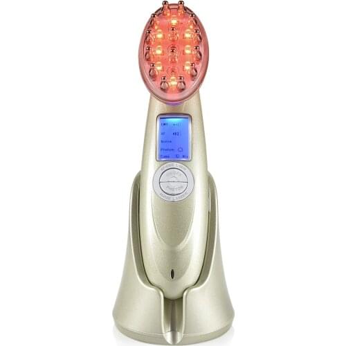 7 in 1 Electric Laser Hair Growth Comb Anti Hair Loss Treatment Infrared RF Nano EMS Vibration Massage Hair Brush Hair Care