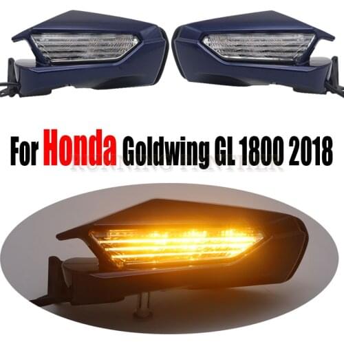Motorcycle Accessories Front Rearview Mirror LED Turn Signals For Honda Goldwing GL1800 GL 1800 2018