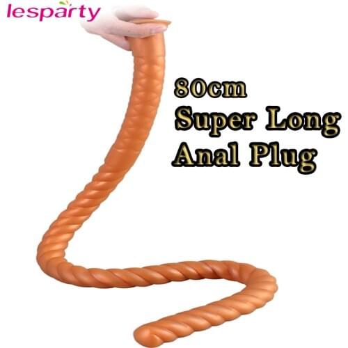Super Long Dildo Whip Huge Anal Butt Plug With Suction Cup Adult Erotic Sex Toys for Woman Men Prostate Massage Big Anus Dilator