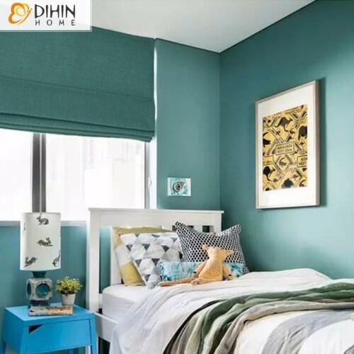 Free Shipping 100% Cotton Window Curtains For Living Room Roman Blinds Roller Blind For Home Decor