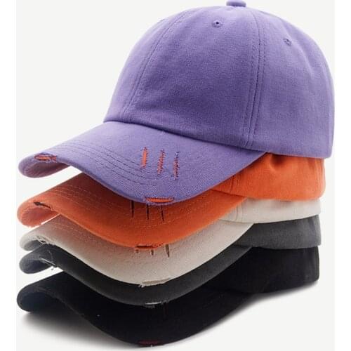 Men Women Hole Baseball Cap Adjustable Outdoor Sport Hip Hop Hats Face Caps