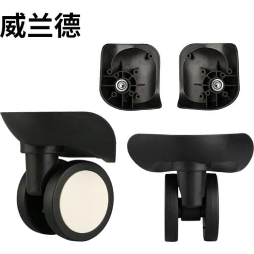 Fashion Luggage Portable Trolley Case Caster Accessories Repair Mute Universal Wheel Suitcase Roller Black Wheel Accessories