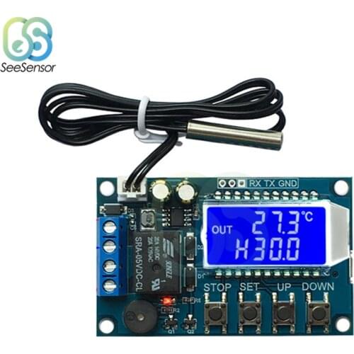 XY-T01 -50-110C DC 6-30V Digital Temperature Controller Module Temperature Control Thermostat Switch Plate 12V 24V