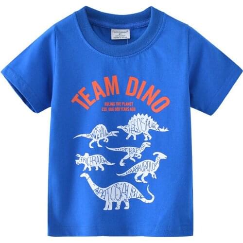 Funnygame Toddler Summer T shirts Cartoon Printed New 2020 Baby Cotton Clothing Casual Tees Tops Boys T shirts