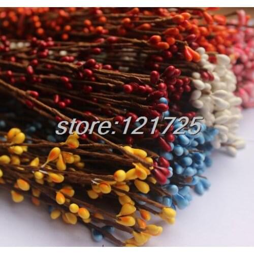 PRETTY PIP BERRY STEM FOR DIY WREATH ,FLORAL arrangement CRAFTS DECORATION