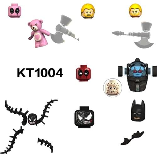 Hero Series Building Blocks Venom Freezing Man Action Figures Compatible Educational Toys For Kids Gift KT1004