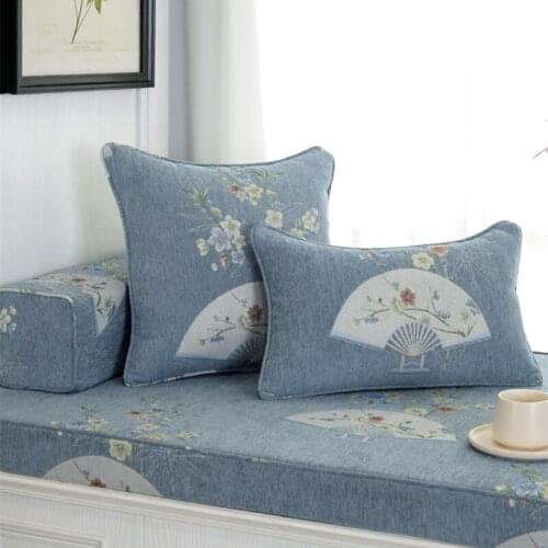 GY0115 Fan Wedding Cushion Case (No Filling) 1PC Polyester Home Decor Bedroom Decorative Sofa Car Throw Pillows