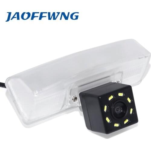 New arrival 8LED Night Vision Car Rear View Reverse Backup Camera Auto Reversing Parking Camera For TOYOTA RAV4 Year 2014-2016