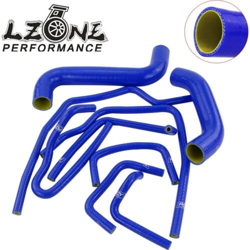 LZONE - 9 PCS Silicone Radiator Hose Kit For 02-07 Subaru Impreza WRX/STi GDA/GDB EJ20 JR-LX1803C-QY