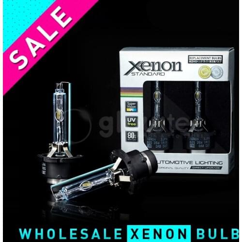 WHOLESALE 2 pcs HIGH LIGHT 35W D1S D2S D3S D4S Bulb HID Lamp BULB Light Car Headlight, all cars 6000K GLOWTEC