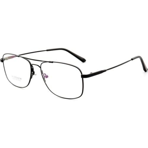 Sunny spot wholesale new full frame memory metal double beam alloy glasses frame men retro glasses